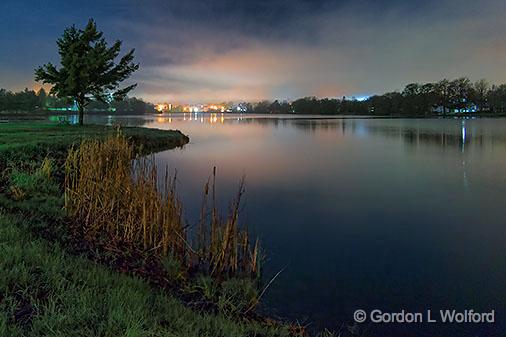 Rideau Canal At Night_00253.jpg - Photographed along the Rideau Canal Waterway at Smiths Falls, Ontario, Canada.